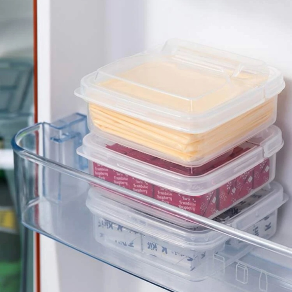 💎$3💎 Stackable Clear Storage Box with Lid Snap - Picture 4 of 8